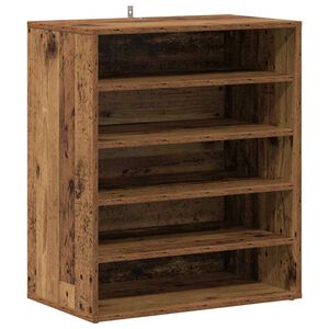 vidaXL Szafka na buty, stare drewno 60x35x70cm materiał drewnopochodny