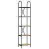 vidaXL P&oacute;łka na książki 5 poziomy 40 x 30 x 183 cm Drewno inżynieryjne