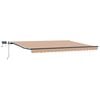 vidaXL Markiza wysuwana Wielokolorowe 400 &times; 350 cm Tkanina i aluminium