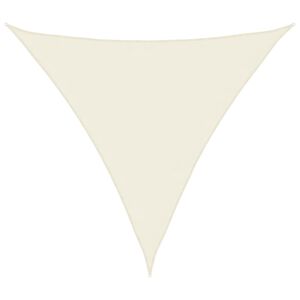 vidaXL Żagiel przeciwsłoneczny, kremowy, 2x2x2 m, 100% poliester