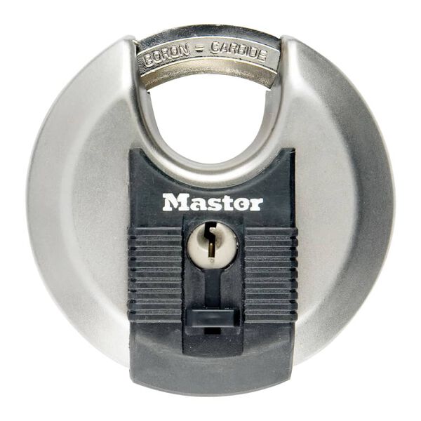 Master Lock Kł&oacute;dka dyskowa Excell, stal nierdzewna, 70 mm, M40EURD