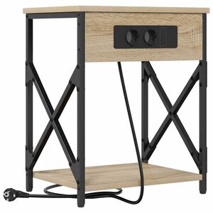 vidaXL Szafka Nocna Dąb Sonoma 41 x 31 x 51 cm Materiał drewnopochodny