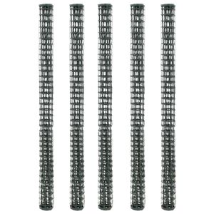 vidaXL Siatki ogrodzeniowe HDPE, 5 szt., 1 x 1,2 m, zielone