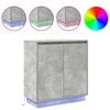 vidaXL Komoda LED Ze LED Lights Betonowy szary 71 x 34,5 x 75 cm