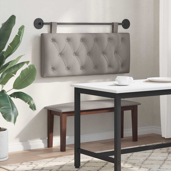 vidaXL Wisząca Głowa Ciemnoszary 110 x 55 x 7 cm tkanina