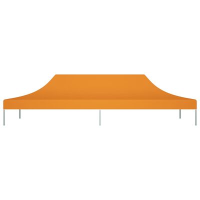 vidaXL Dach do namiotu imprezowego, 6 x 3 m, pomarańczowy, 270 g/m²