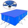 vidaXL Plandeki na basen, 2 szt., PE, prostokątne, 90 g/m², 400x207 cm