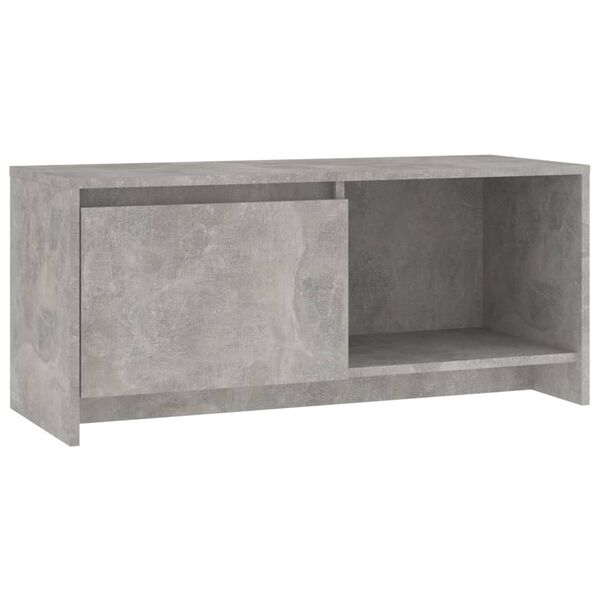 vidaXL Szafka pod TV, szarość betonu, 90x35x40 cm