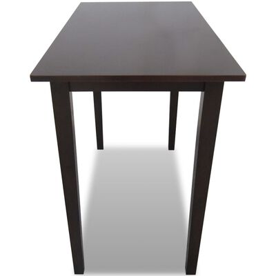 vidaXL Drewniany stolik barowy, brązowy