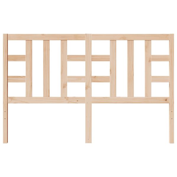 vidaXL Wezgłowie łóżka, 166x4x100 cm, lite drewno sosnowe