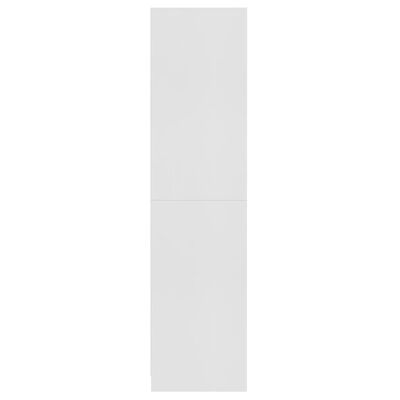 vidaXL Szafa, biała, 100x50x200 cm, materiał drewnopochodny