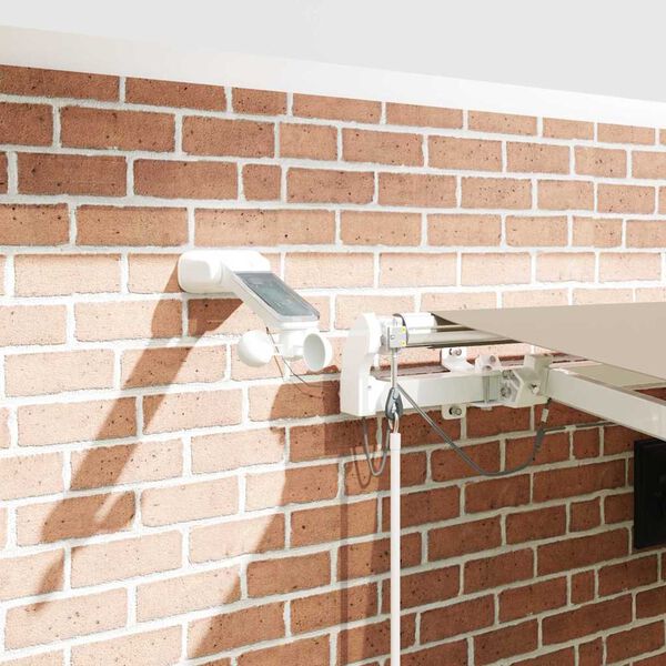 vidaXL Markiza zwijana Beżowy 450 &times; 300 cm Poliester i Metal