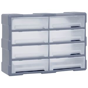 vidaXL Organizer z 8 dużymi szufladkami, 52x16x37 cm