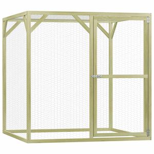 vidaXL Klatka dla drobiu, 1,5x1,5x1,5 m, impregnowane drewno sosnowe