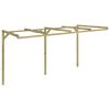 vidaXL Pergola przyścienna, 2 x 4 x 2,2 m, drewno