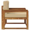 vidaXL Środkowa sofa ogrodowa Lite Drewno Akacji Naturalny