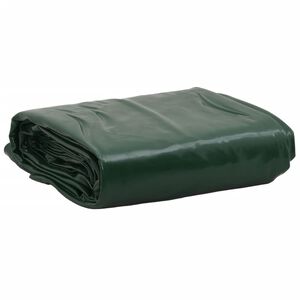 vidaXL Plandeka, zielona, 1x2,5 m, 650 g/m&sup2;