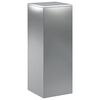 vidaXL Stojak na rośliny srebrny 30 x 30 x 80 cm Stal