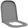 vidaXL Deska toaletowa Szary 47,5 x 35 x 3,6 cm Duroplast