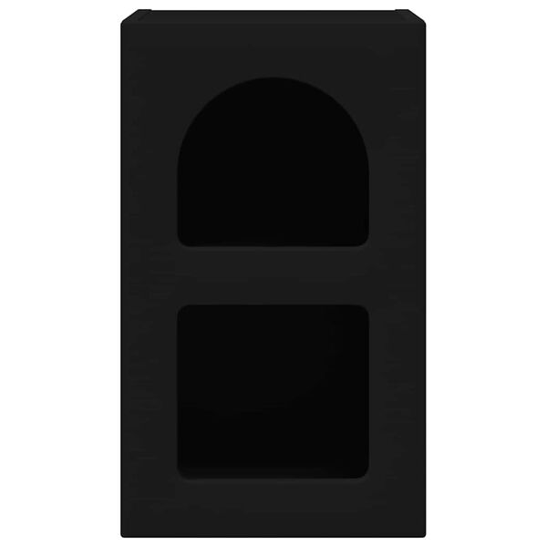 vidaXL Stolik nocny Czarny 29,5 x 33,5 x 50 cm Materiał drewnopochodny