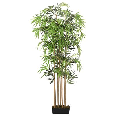 vidaXL Sztuczny bambus, 500 liści, 80 cm, zielony