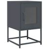 vidaXL Szafka nocna Antracyt 36x39x60,5 cm Stal walcowana na zimno
