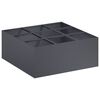 vidaXL Doniczka ogrodowa antracytowy 100 x 100 x 20 cm Stal zimnogięta