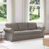vidaXL Sofa 180cm Ciemnoszary Metal