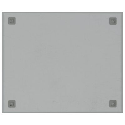 vidaXL Ścienna tablica magnetyczna, biała, 60x50 cm, szkło hartowane