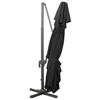 vidaXL Parasol ogrodowy Cantilever z podw&oacute;jnym blatem, czarny, 400x300 cm