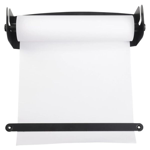 Europel Uchwyt ścienny na rolkę papieru, 46x13x15 cm, czarny
