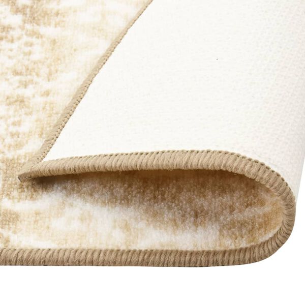 vidaXL Dywanik, złoty, 80x250 cm