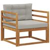 vidaXL Środkowa sofa ogrodowa naturalny 87 x 83 x 73 cm