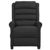 vidaXL Fotel masujący, czarny, sztuczna sk&oacute;ra