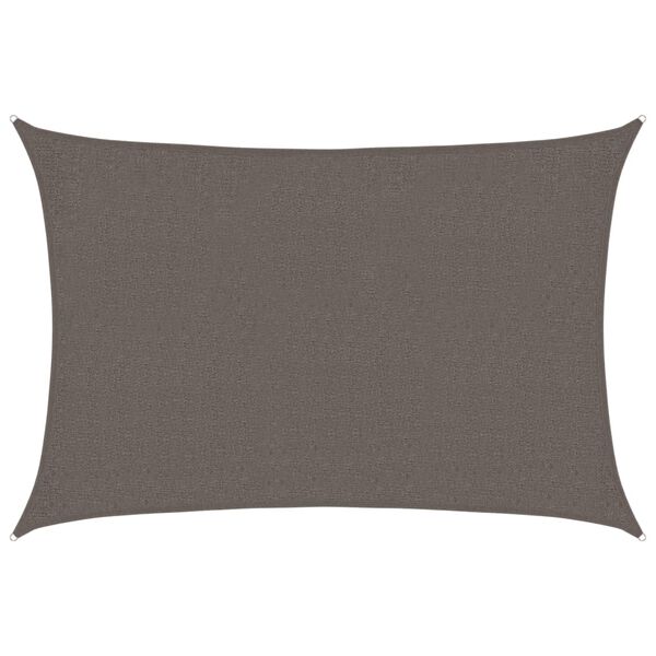 vidaXL Żagiel przeciwsłoneczny, 160 g/m&sup2;, antracytowy, 2x2,5 m, HDPE