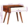 vidaXL Stolik pomocniczy, 45x30x45 cm, lite drewno akacjowe