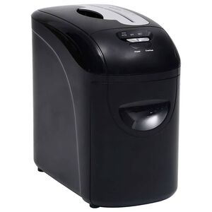 vidaXL Niszczarka do papieru, na 10 arkuszy, cięcie w mikrościnki