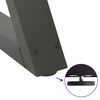 vidaXL Nogi do stołu jadalnego 2 szt. Antracyt 70x(72-73,3) cm Stal