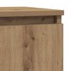vidaXL Komoda z szufladą Artisan Oak 71x35x65 cm Drewno klejone