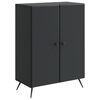vidaXL Bufet Czarny 66 x 34,5 x 90 cm Drewno inżynieryjne