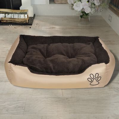 vidaXL Ciepłe legowisko dla psa z poduszką, rozmiar XL