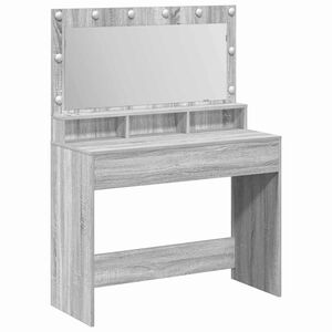 vidaXL Toaletka Szary Sonoma 100 x 41 x 135 cm Drewno inżynieryjne