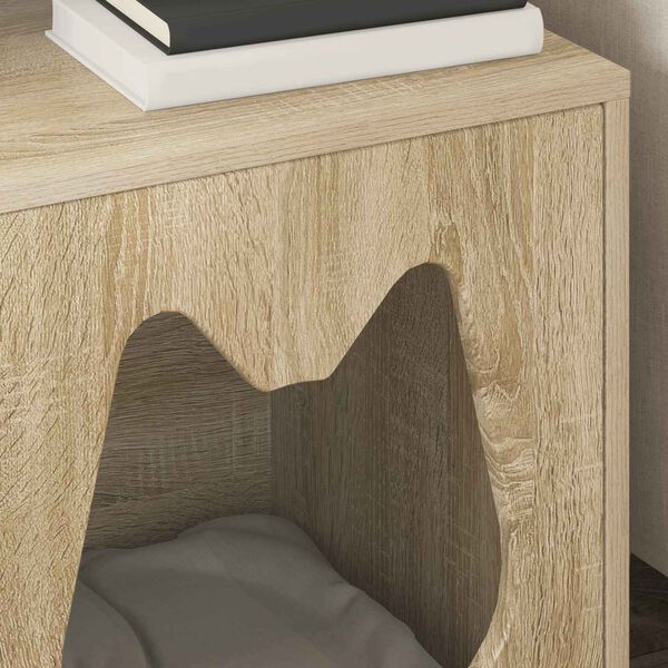 vidaXL Koty Dom Sonoma 42,5 x 40 x 53,5 cm Materiał drewnopochodny