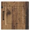 vidaXL Szafka kuchenna z p&oacute;łką z drzwiami Stare drewno 40 x 31 x 40 cm