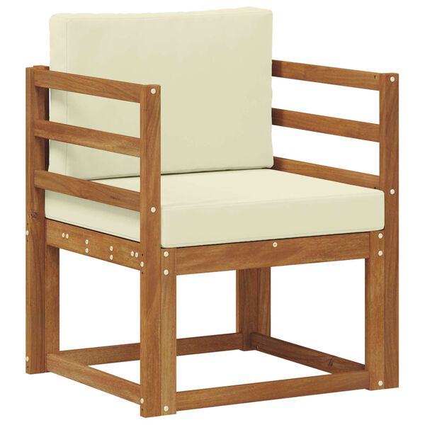 vidaXL Zestaw sof na zewnątrz Lite drewno akacjowe i poliester