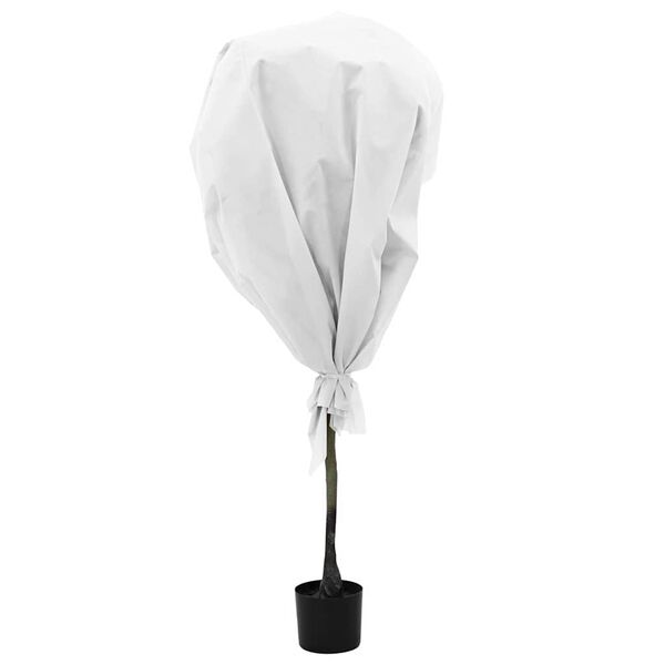 vidaXL Fleece Ochronny dla Roślin Przed Mrozem Biały 100 x 1,6 m