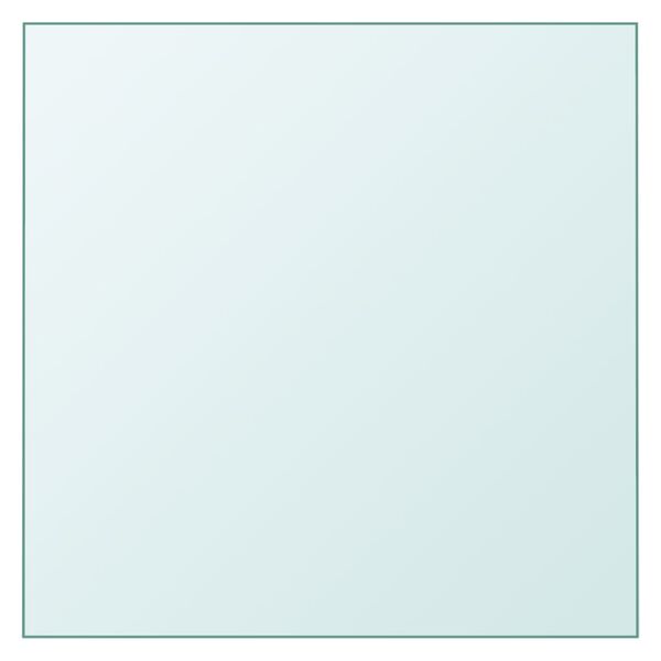 vidaXL Blat stolika, przezroczysty, 50x50 cm, szkło hartowane