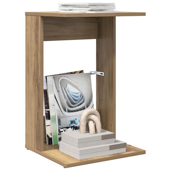 vidaXL Stolik boczny Dąb rzemieślniczy 40 x 38 x 62,5 cm