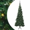 vidaXL Rogowa Sztuczna Choinka z podstawą Zielony 180 cm PVC i Metal