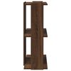 vidaXL Regał 3-poziomowy, brązowy dąb, 60x30x80 cm